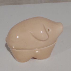 PIG TRINKET CONTAINER 3" MADE IN JAPAN